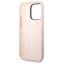Etui Guess Silicone Triangle na iPhone 14 Pro - różowe Guess