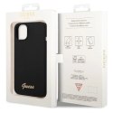Etui Guess Silicone Vintage Gold Logo na iPhone 14 Plus - czarne Guess