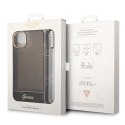 Etui Guess Translucent Pearl Strap na iPhone 14 Plus - czarne Guess