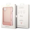 Etui Guess Translucent Pearl Strap na iPhone 14 Plus - różowe Guess