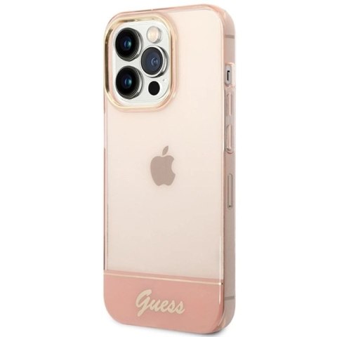 Etui Guess Translucent iPhone 14 Pro Max 6,7" - różowe Guess