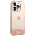 Etui Guess Translucent iPhone 14 Pro Max 6,7" - różowe Guess