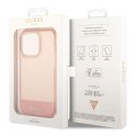 Etui Guess Translucent iPhone 14 Pro Max 6,7" - różowe Guess