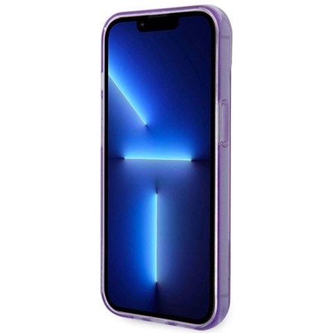 Etui Guess Translucent na iPhone 14 6,1" - fioletowe Guess