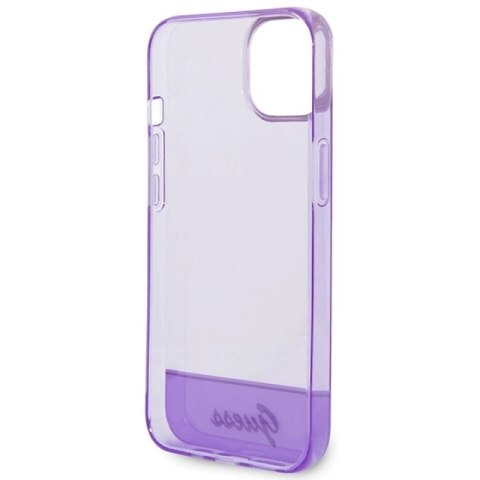 Etui Guess Translucent na iPhone 14 6,1" - fioletowe Guess