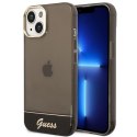 Etui Guess Translucent na iPhone 14 Plus - czarne Guess