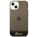 Etui Guess Translucent na iPhone 14 Plus - czarne Guess