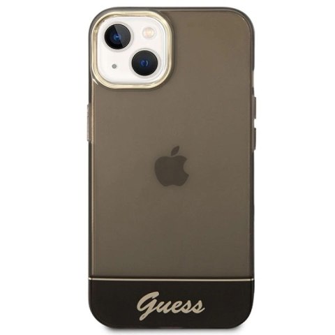 Etui Guess Translucent na iPhone 14 Plus - czarne Guess