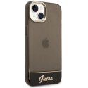 Etui Guess Translucent na iPhone 14 Plus - czarne Guess