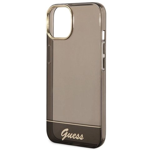 Etui Guess Translucent na iPhone 14 Plus - czarne Guess