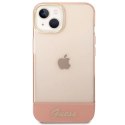 Etui Guess Translucent na iPhone 14 Plus - różowe Guess