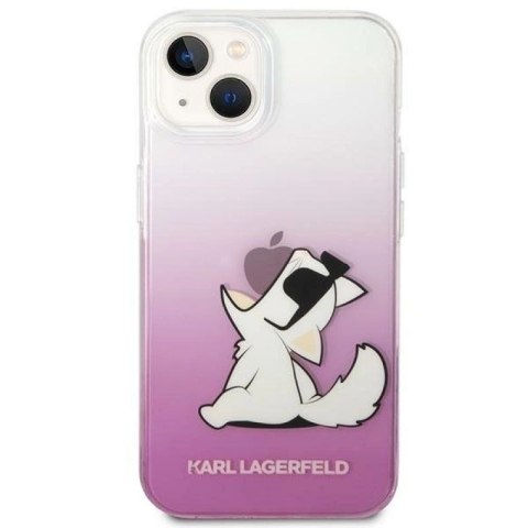 Etui Karl Lagerfeld Choupette Fun na iPhone 14 Plus - różowe Karl Lagerfeld