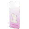 Etui Karl Lagerfeld Choupette Fun na iPhone 14 Plus - różowe Karl Lagerfeld