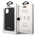 Etui Karl Lagerfeld Glitter Plaque Logo na iPhone 14 Plus - czarne Karl Lagerfeld