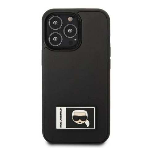 Etui Karl Lagerfeld Ikonik Patch na iPhone 13 Pro Max - czarne Karl Lagerfeld