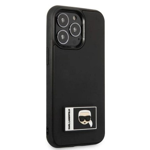 Etui Karl Lagerfeld Ikonik Patch na iPhone 13 Pro / iPhone 13 - czarne Karl Lagerfeld