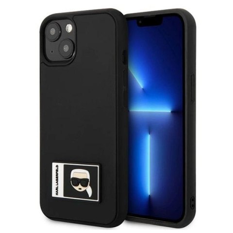 Etui Karl Lagerfeld Ikonik Patch na iPhone 13 - czarne Karl Lagerfeld