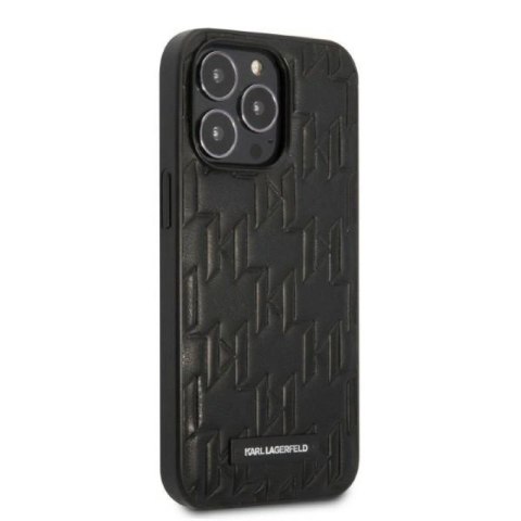 Etui Karl Lagerfeld Monogram Plaque na iPhone 13 Pro Max - czarne Karl Lagerfeld