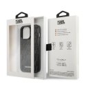 Etui Karl Lagerfeld Monogram Plaque na iPhone 13 Pro Max - czarne Karl Lagerfeld