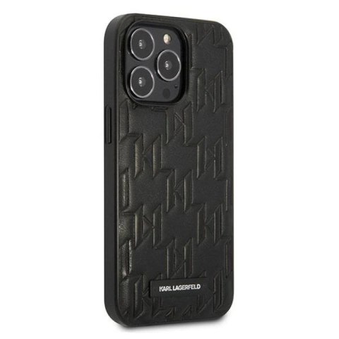 Etui Karl Lagerfeld Monogram Plaque na iPhone 13 Pro / iPhone 13 - czarne Karl Lagerfeld