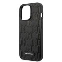 Etui Karl Lagerfeld Monogram Plaque na iPhone 13 Pro / iPhone 13 - czarne Karl Lagerfeld