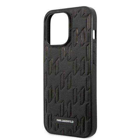 Etui Karl Lagerfeld Monogram Plaque na iPhone 13 Pro / iPhone 13 - czarne Karl Lagerfeld