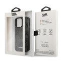 Etui Karl Lagerfeld Monogram Plaque na iPhone 13 Pro / iPhone 13 - czarne Karl Lagerfeld