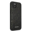 Etui Karl Lagerfeld Monogram Plaque na iPhone 13 mini - czarne Karl Lagerfeld