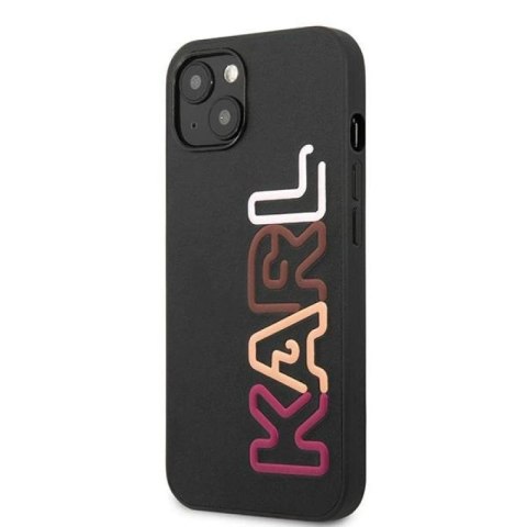 Etui Karl Lagerfeld Multipink Brand na iPhone 13 mini - czarne Karl Lagerfeld