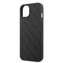 Etui Karl Lagerfeld Perforated Allover na iPhone 13 mini - czarne Karl Lagerfeld