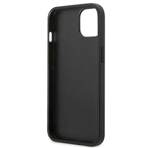 Etui Karl Lagerfeld Saffiano Plaque na iPhone 13 mini - srebrne Karl Lagerfeld