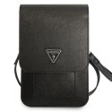 Torebka Guess Saffiano Triangle - czarna