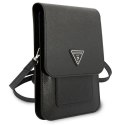 Torebka Guess Saffiano Triangle - czarna