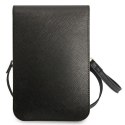 Torebka Guess Saffiano Triangle - czarna