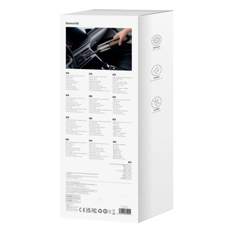 Baseus A2Pro odkurzacz samochodowy 6000Pa 80W czarny Baseus