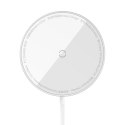 Baseus Simple Mini3 ładowarka indukcyjna 15W srebrny Baseus