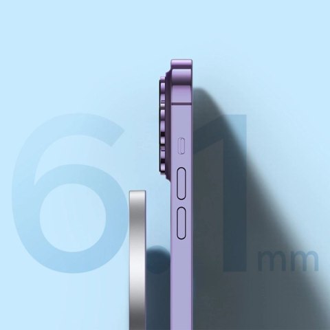 Baseus Simple Mini3 ładowarka indukcyjna 15W srebrny Baseus