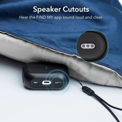 ESR Orbit Halolock z MagSafe na Apple AirPods Pro 1 / 2 - czarne ESR