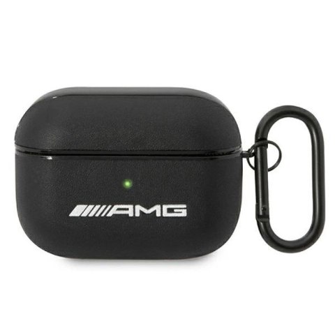 Etui AMG Leather Big Logo na AirPods Pro - czarne Mercedes