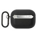 Etui AMG Leather Big Logo na AirPods Pro - czarne Mercedes