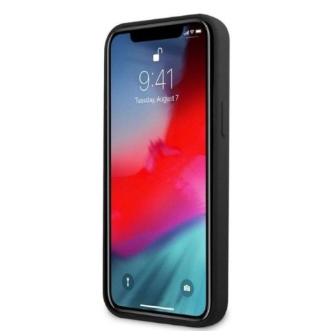Etui AMG Silicone Big Logo na iPhone 12 Pro Max - czarne Mercedes