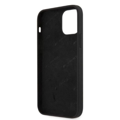 Etui AMG Silicone Big Logo na iPhone 12 Pro Max - czarne Mercedes