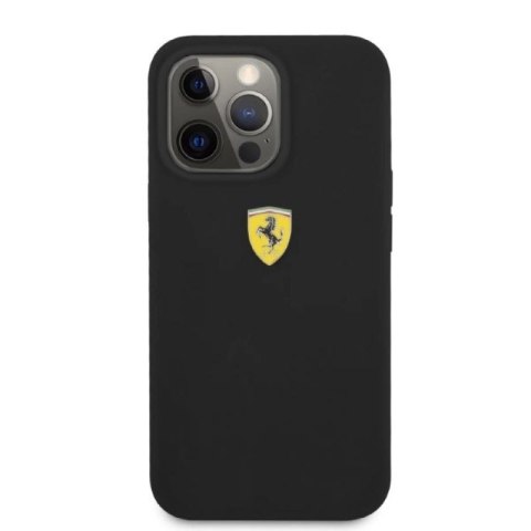 Etui Ferrari Silicone MagSafe na iPhone 13 Pro Max - czarne Ferrari