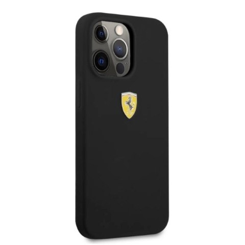Etui Ferrari Silicone MagSafe na iPhone 13 Pro Max - czarne Ferrari