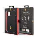 Etui Ferrari Silicone Metal Logo Magsafe na iPhone 14 Plus - czarne Ferrari