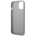 Etui Karl Lagerfeld Monogram Iridescent na iPhone 14 Plus - srebrne Karl Lagerfeld