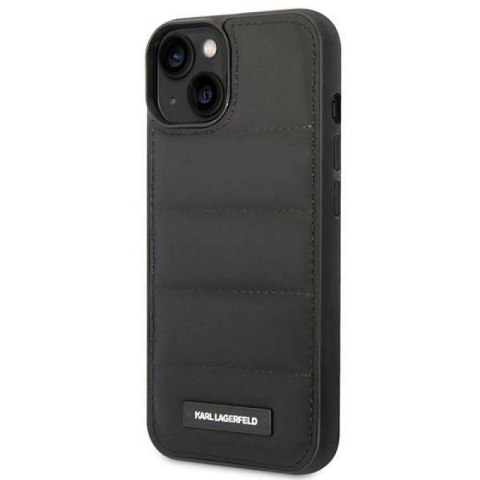 Etui Karl Lagerfeld Puffy Elongated Logo na iPhone 14 Plus - czarne Karl Lagerfeld