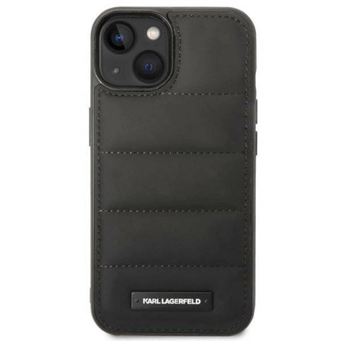 Etui Karl Lagerfeld Puffy Elongated Logo na iPhone 14 Plus - czarne Karl Lagerfeld