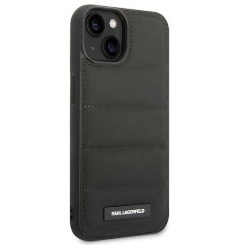 Etui Karl Lagerfeld Puffy Elongated Logo na iPhone 14 Plus - czarne Karl Lagerfeld