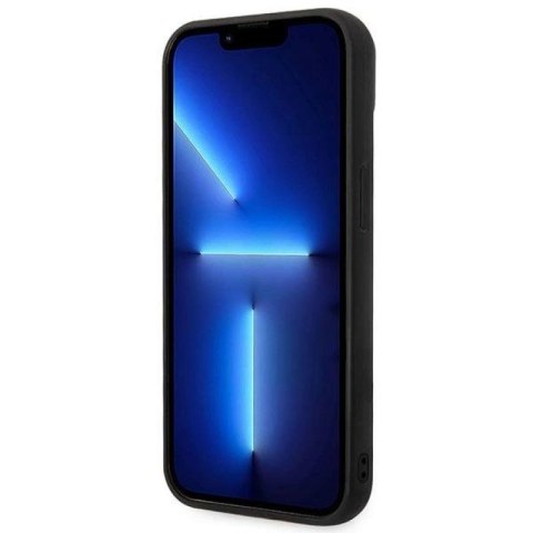 Etui Karl Lagerfeld Puffy Elongated Logo na iPhone 14 - czarne Karl Lagerfeld